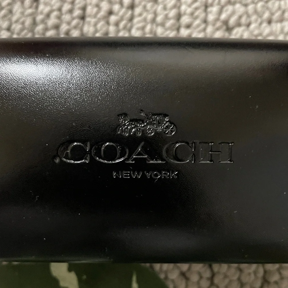 Coach Sleek Black Eyewear Case